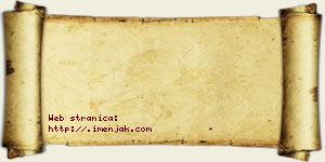 Negovanka Mališananin vizit kartica